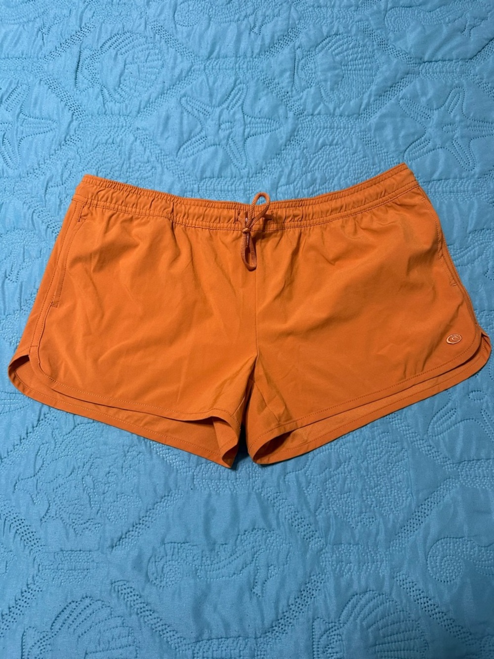 Rip Curl Rust Orange Casual Elastic Waist Shorts 🩳
